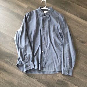 Jack Spade men’s button down size large gray